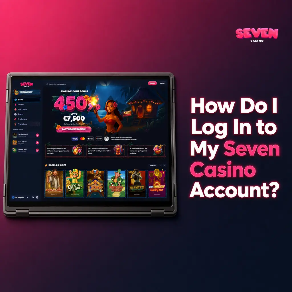 Seven Casino Australia login screen on desktop and mobile with SSL encryption for secure sign-in access