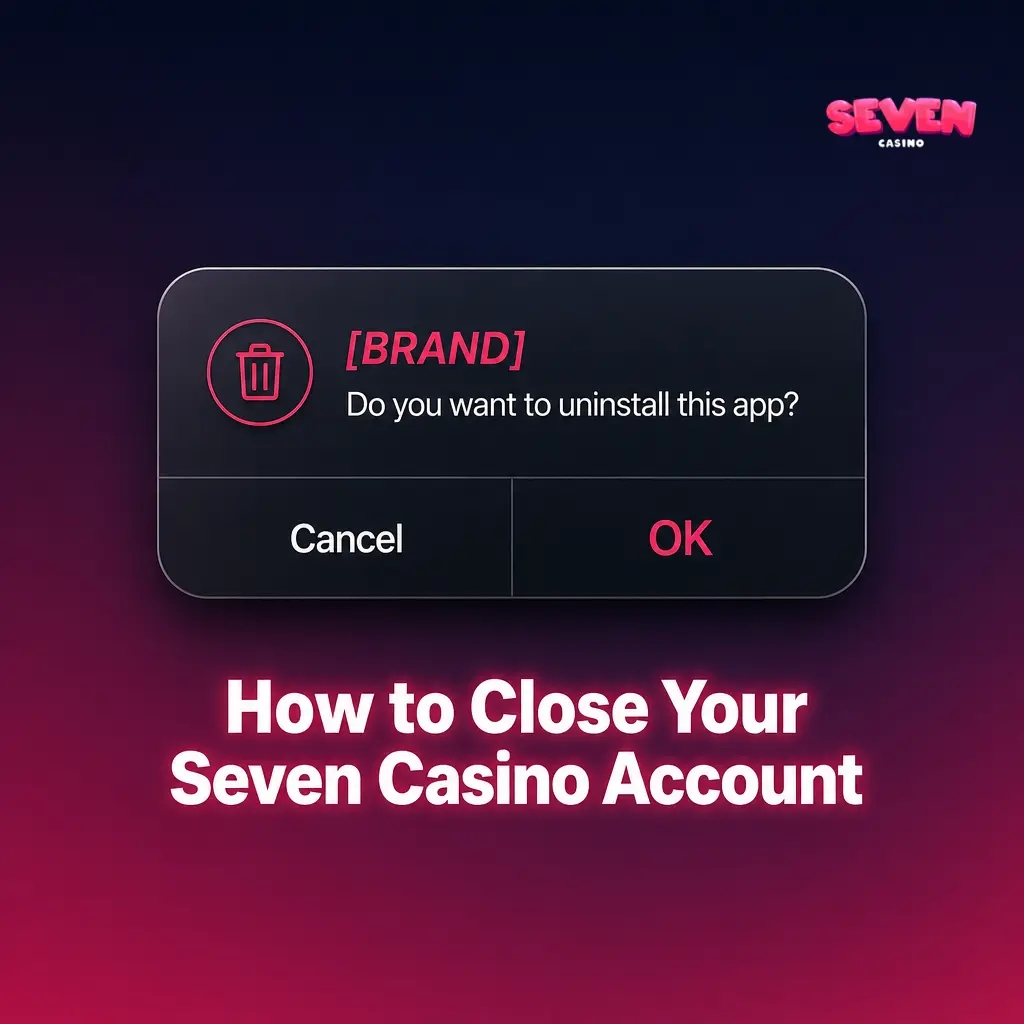 Seven Casino responsible gambling self-exclusion settings showing account block options for Australian players