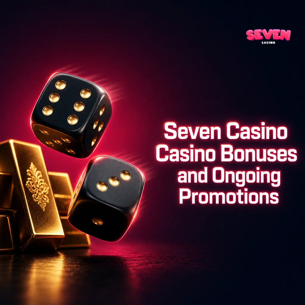 Seven Casino ongoing promotions including cashback, free spins, reload bonuses, tournaments, and VIP loyalty rewards for Australian players