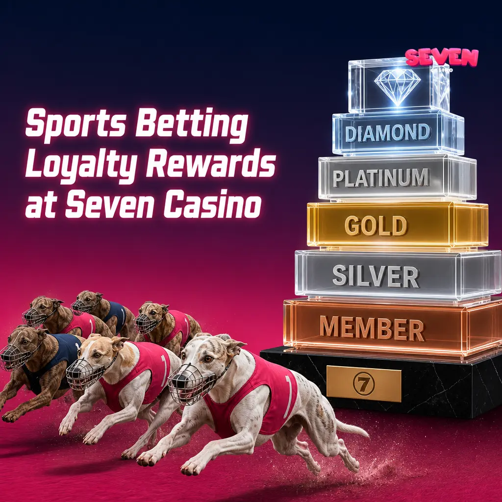 Seven Casino sportsbook loyalty rewards with VIP tier perks including free bets and boosted odds on AFL and NRL fixtures